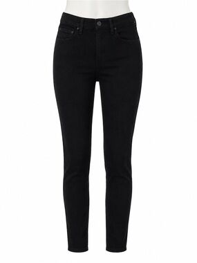 Size 27 Denim Forum Women’s Lola High Rise‎ Skinny Jeans Black Stretch